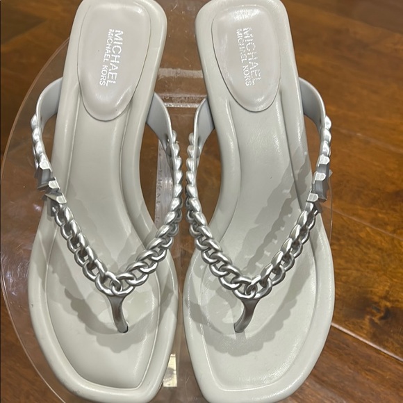 MICHAEL Michael Kors Shoes - Michael Kors Silver Women's Sandals
